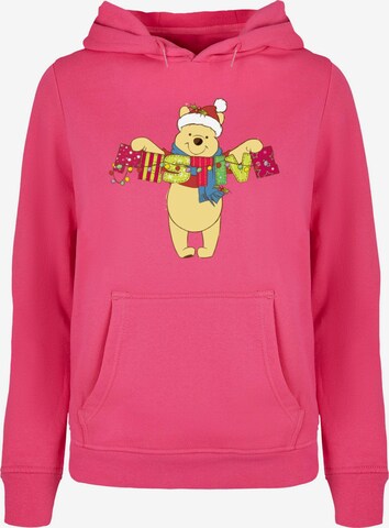 ABSOLUTE CULT Sweatshirt ' Winnie The Pooh ' in Roze: voorkant