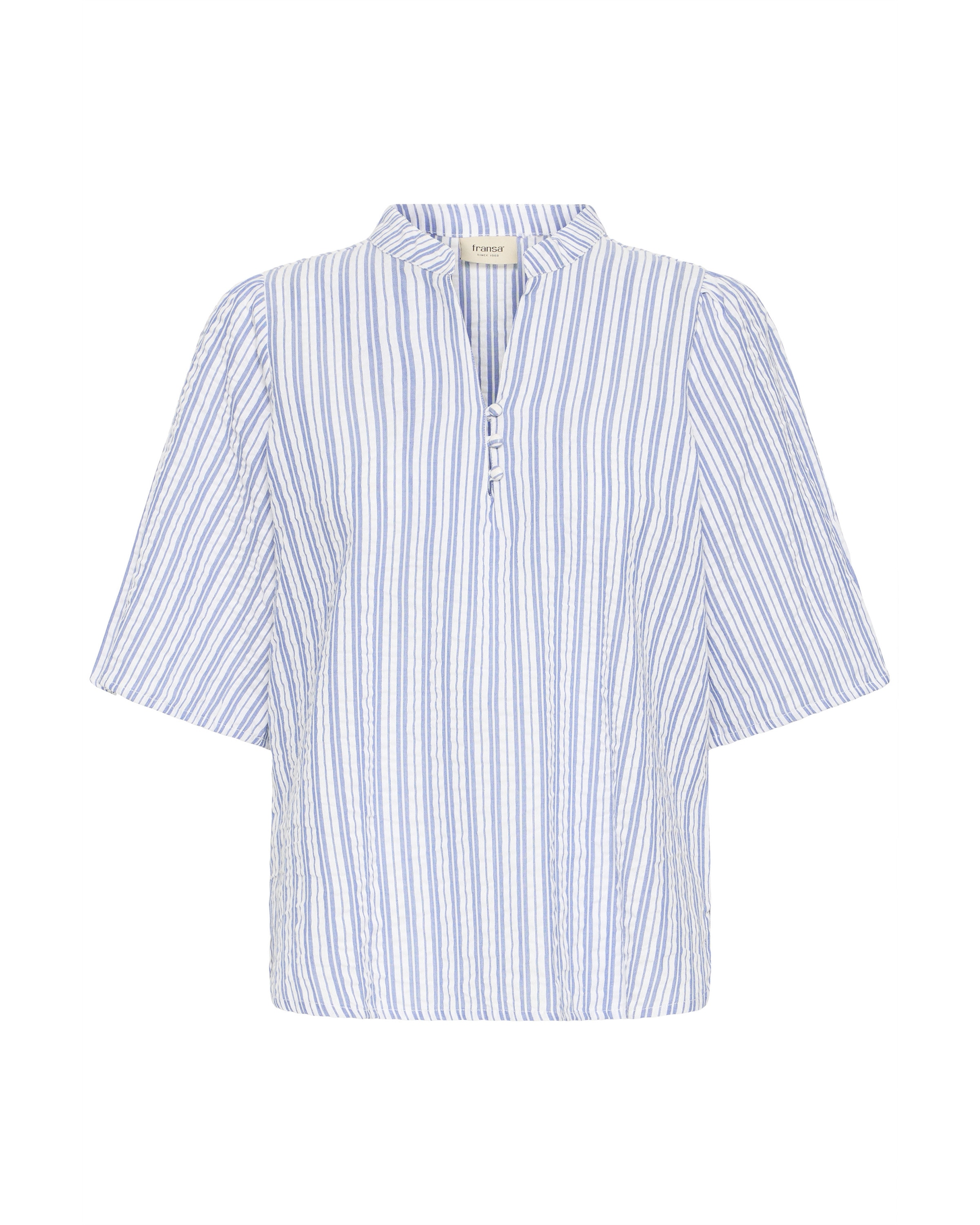 Fransa - Blusa em azul: frente