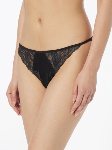 Calvin Klein Underwear String in Black: front