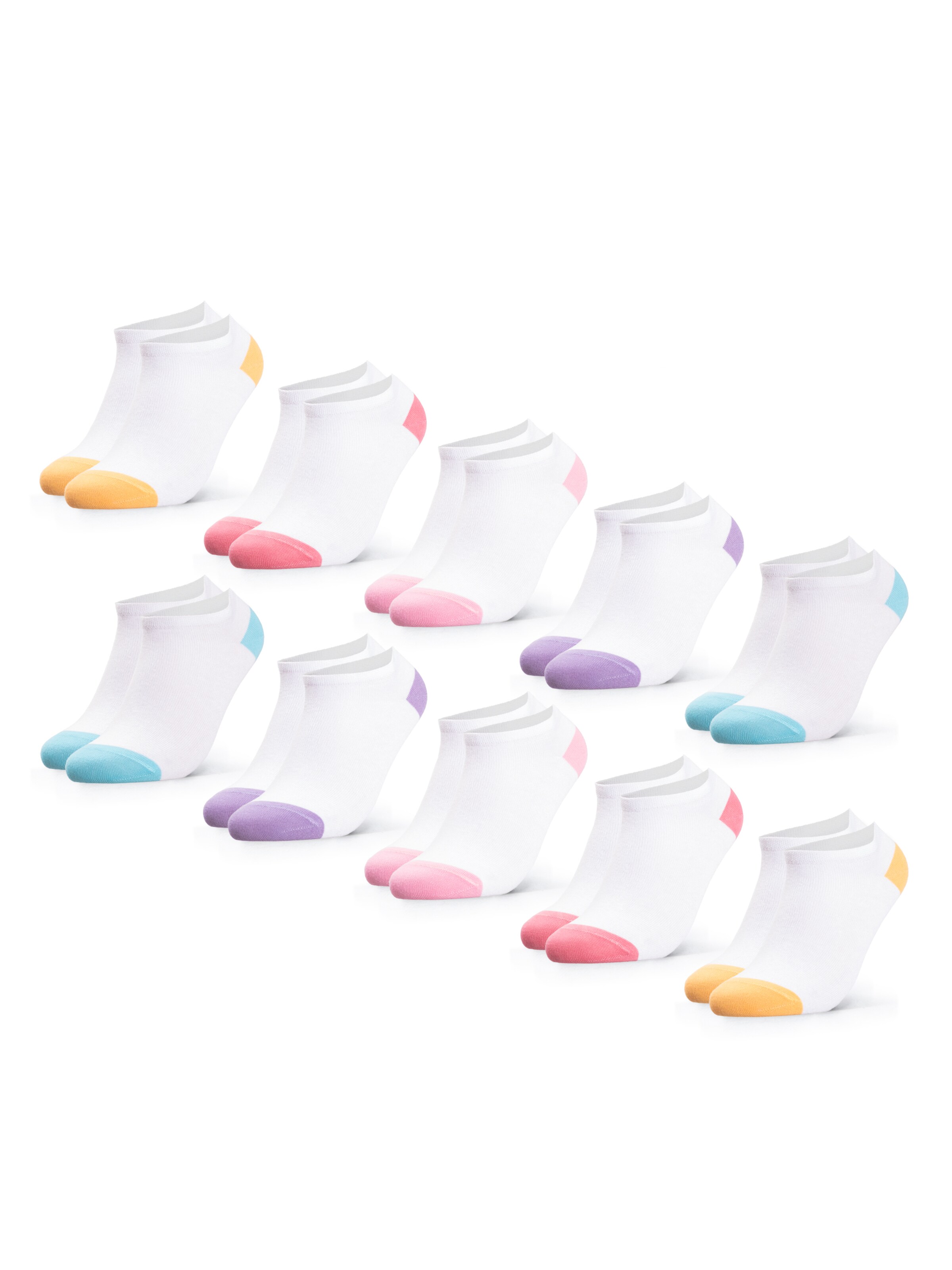 Occulto Socks 'Maja' in White: front