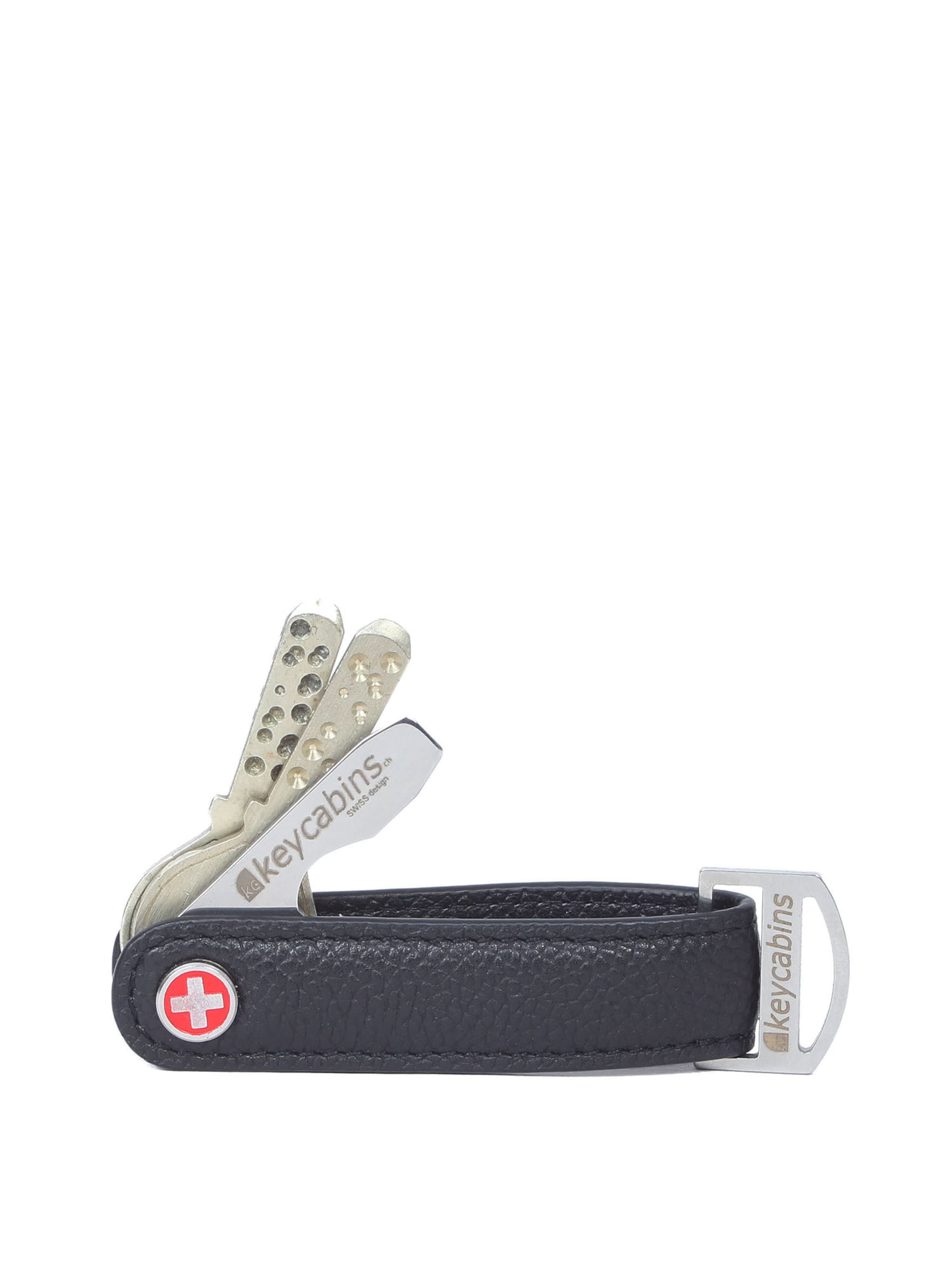 Portachiavi 'Loop S4 ' di keycabins in nero: frontale