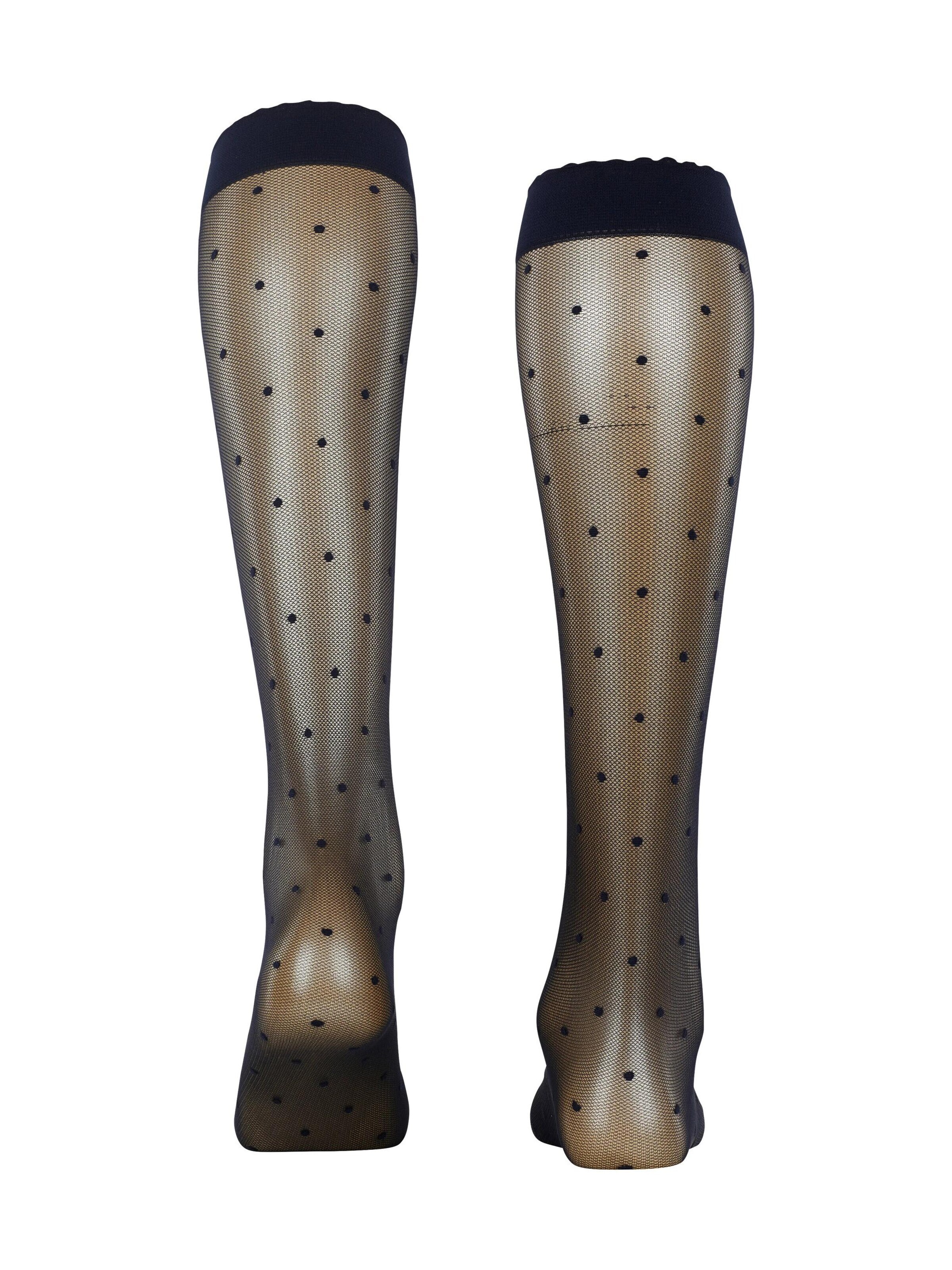FALKE Overknee Strümpfe 'Dot'‌‌‌ in Blau