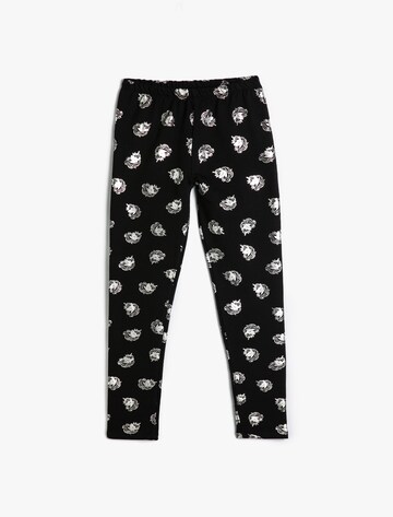 Koton Skinny Leggings in Black: front