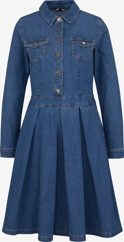 Orsay Shirt Dress in Blue: front