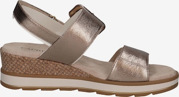 CAPRICE Strap Sandals in Gold