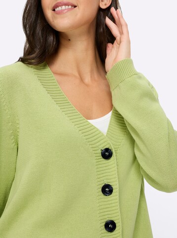 heine Gebreid vest in Groen