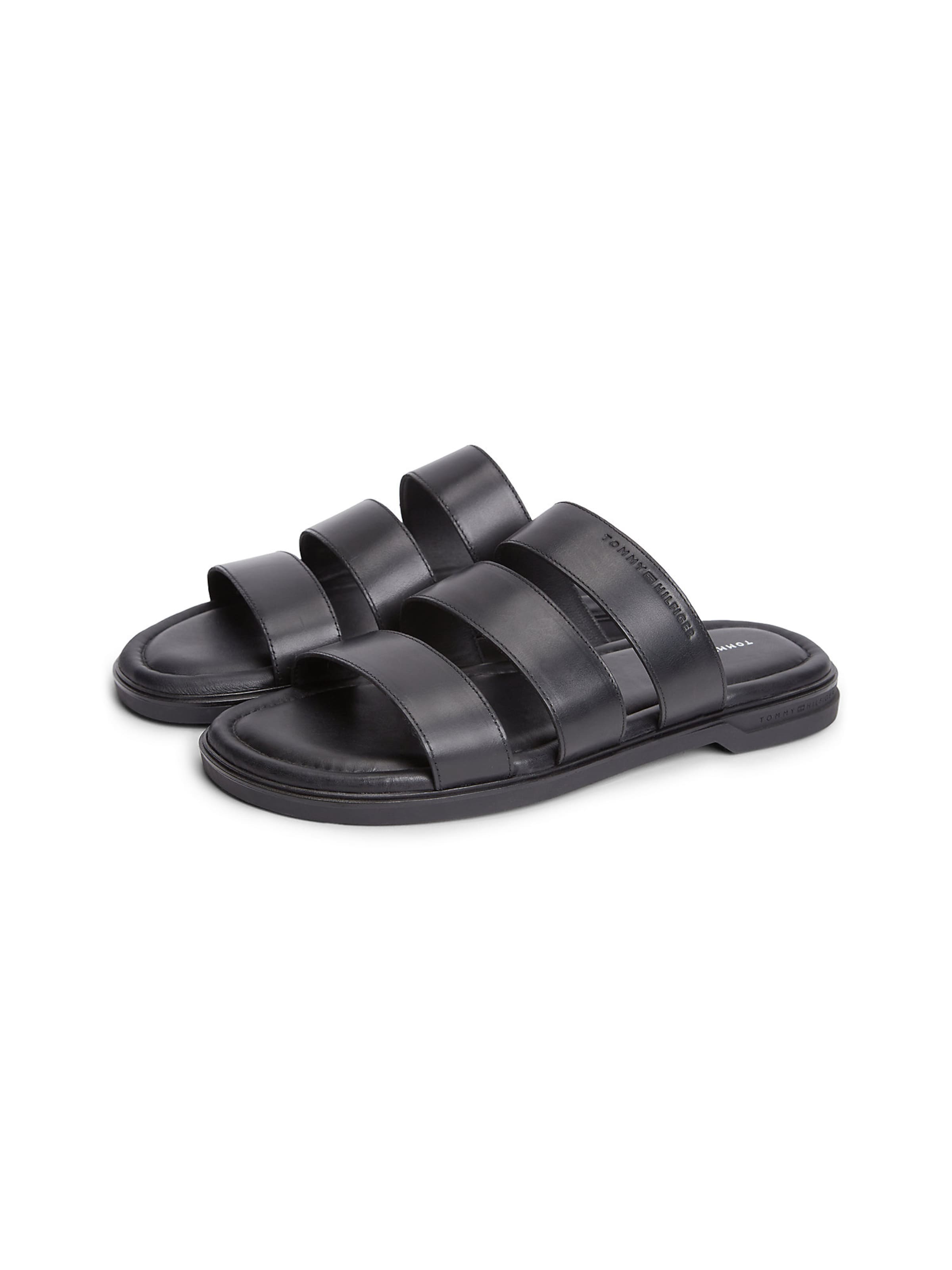 TOMMY HILFIGER Pantolette in Schwarz
