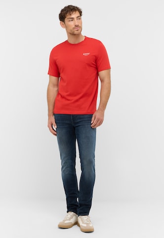 MUSTANG T-Shirt 'Austin' in Rot