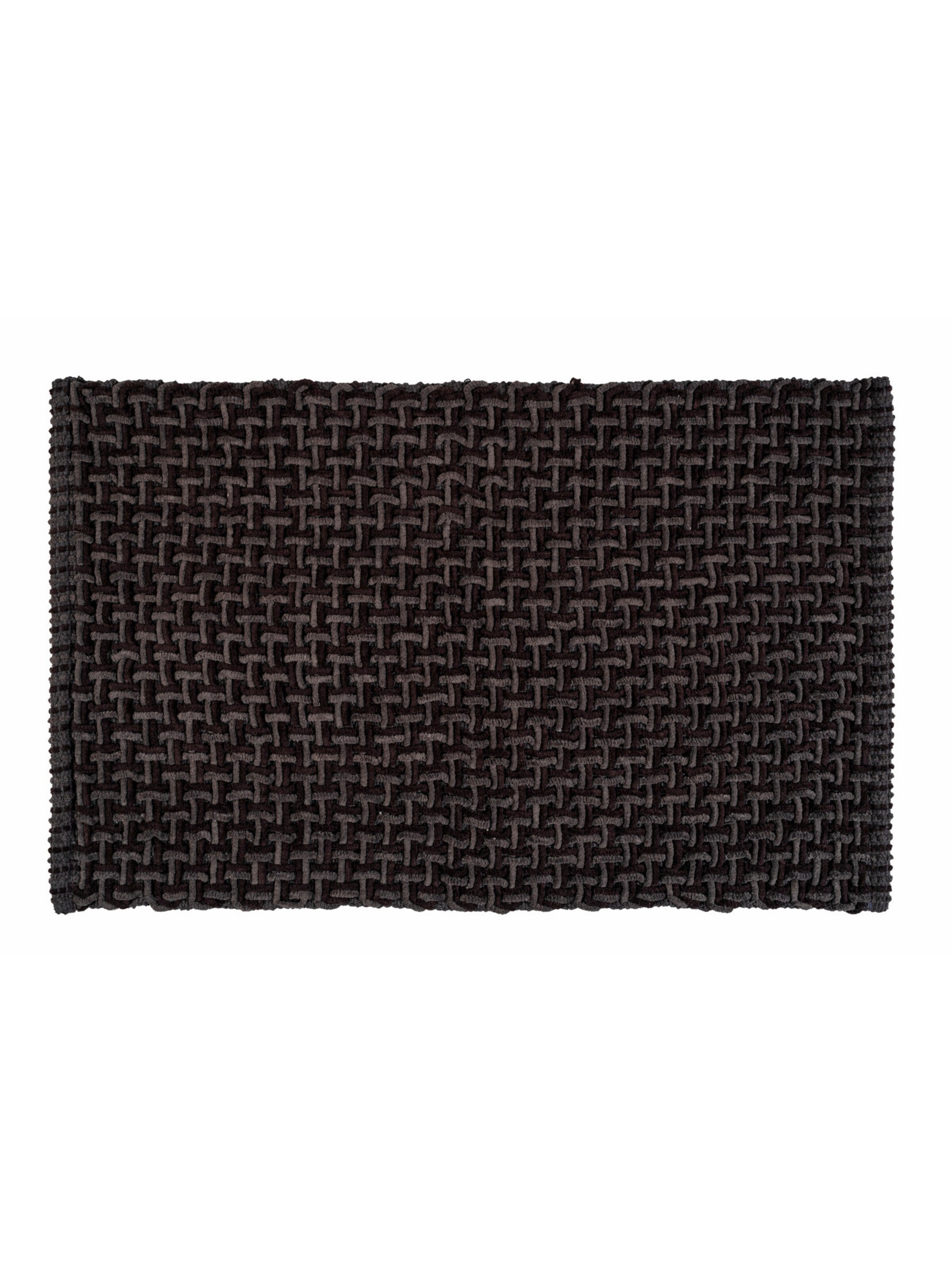 Wenko Badematte 'Ecoli' in Schwarz: Vorderseite