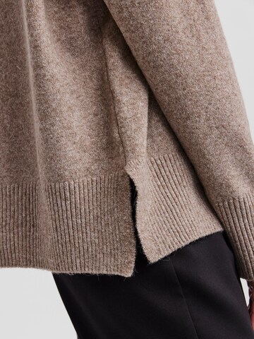 VERO MODA Sweater 'Doffy' in Brown