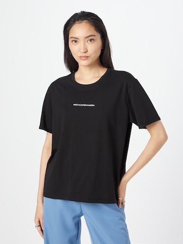 MSCH COPENHAGEN - Camiseta 'Terina' en negro: frente