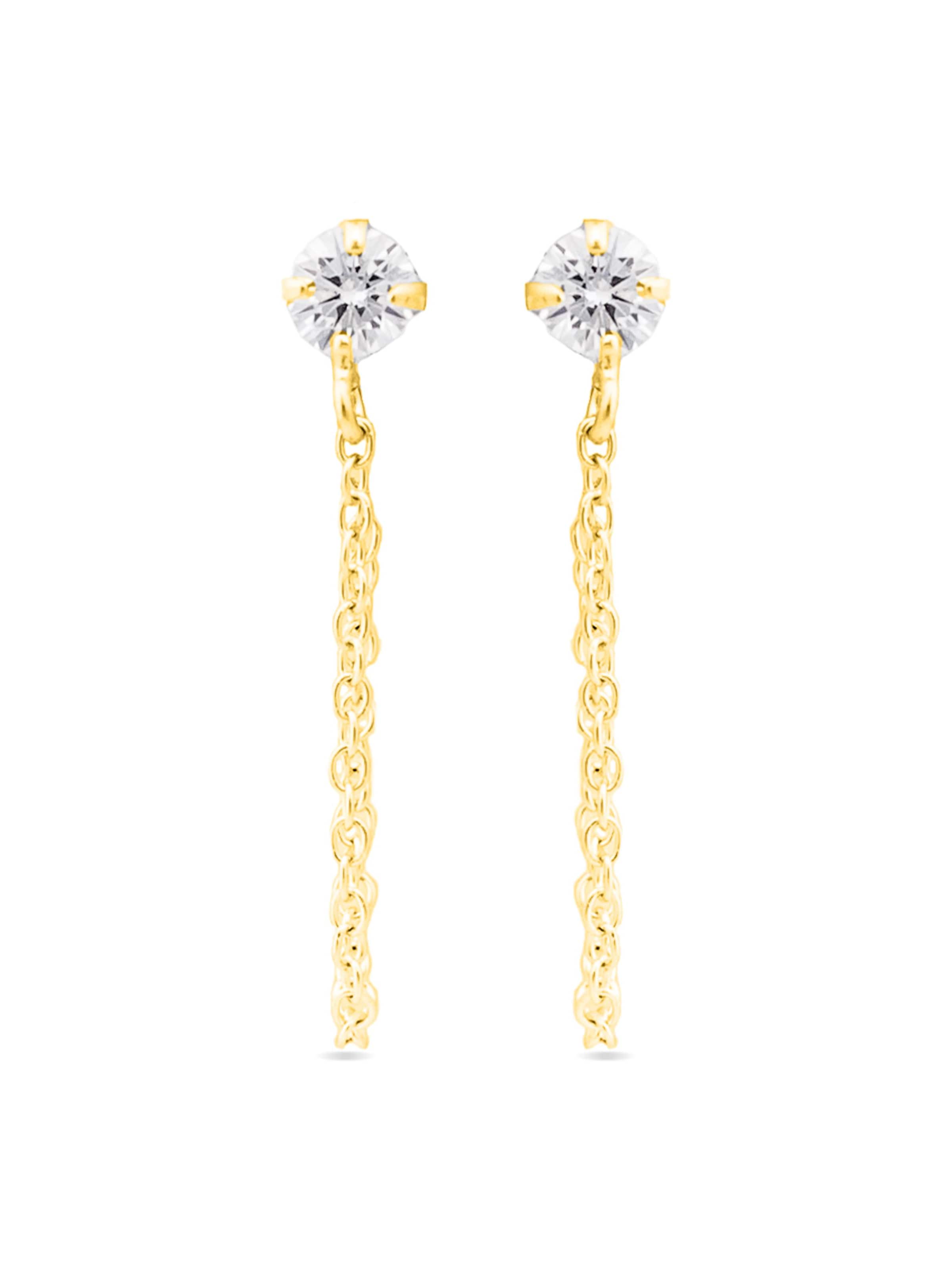 Luxenter Ohrringe 'Essential' in weiß, Produktansicht