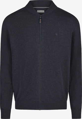 redmond Strickjacke 'Basic' in Blau: Vorderseite