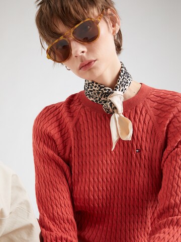 TOMMY HILFIGER Pullover in Rot