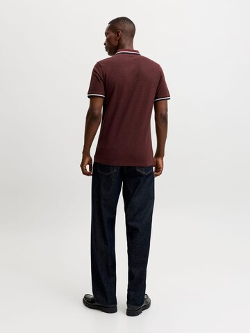JACK & JONES Shirt 'paulos' in Red