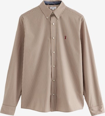Next - Regular Fit Camisa em bege: frente