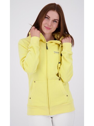 deproc Fleece Jacket 'LAC DANA WMN' in Yellow: front