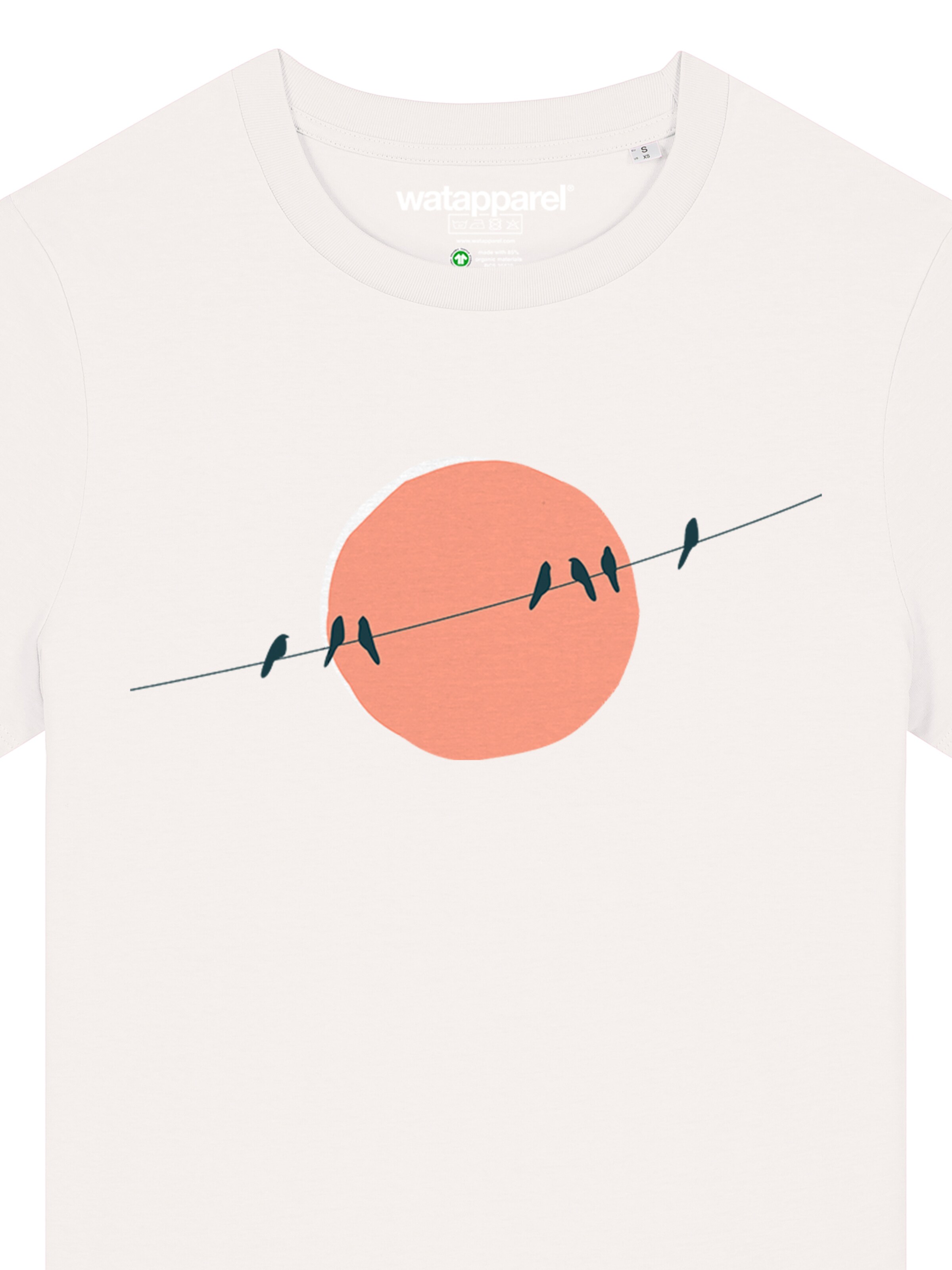 Maglietta 'Countryside 01' di Watapparel in bianco