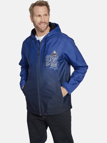 Jan Vanderstorm Softshelljacke ' Lisakki ' in Blau: Vorderseite