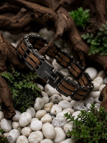 Holzwerk - Pulsera 'FELDSEE' en gris