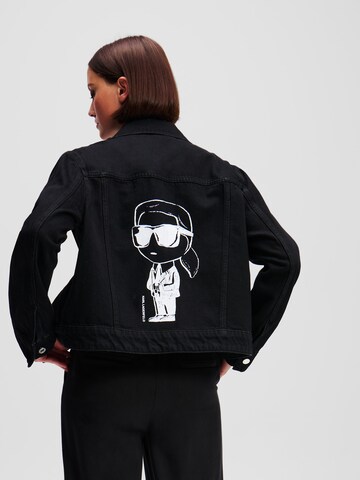 Karl Lagerfeld Přechodná bunda – černá