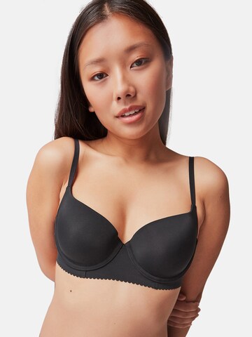 Gisela - Triangular Soutien em preto: frente