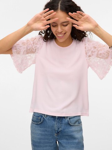 VERO MODA Shirt 'VMNina' in Roze