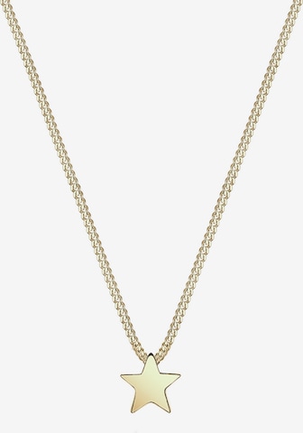 ELLI PREMIUM Ketting 'Astro' in Goud: voorkant