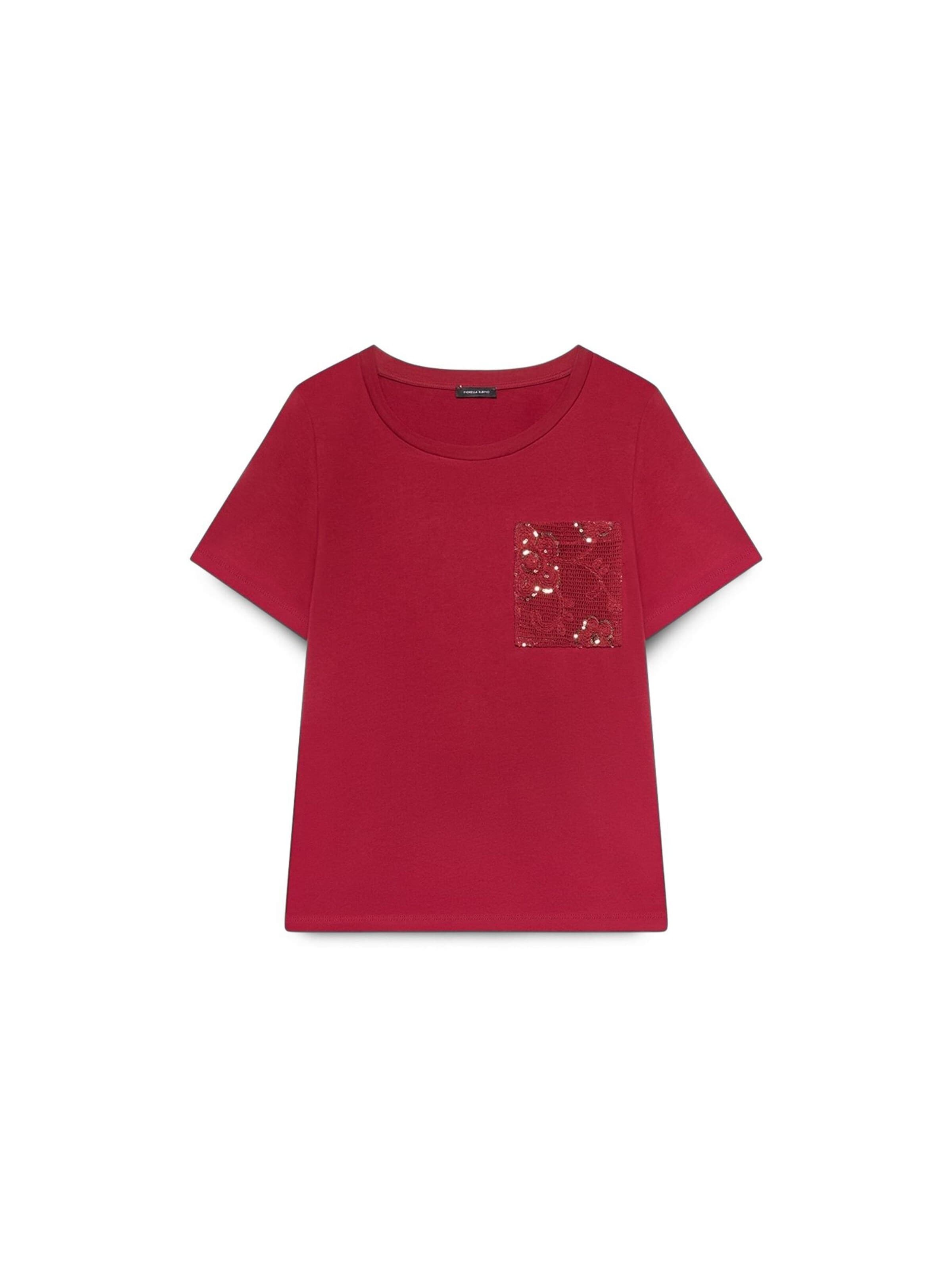 Fiorella Rubino - Camiseta en rojo: frente