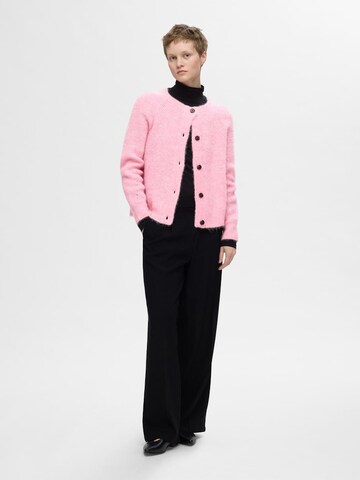 SELECTED Strickjacke 'SLFLULU' in Pink