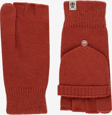 Roeckl Fingerless Gloves 'Essentials' in Orange: front