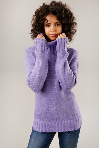 Aniston CASUAL Sweater in Purple: front