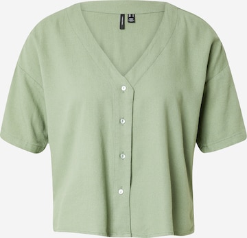 VERO MODA Blus 'Jesmilo' i grön: framsida