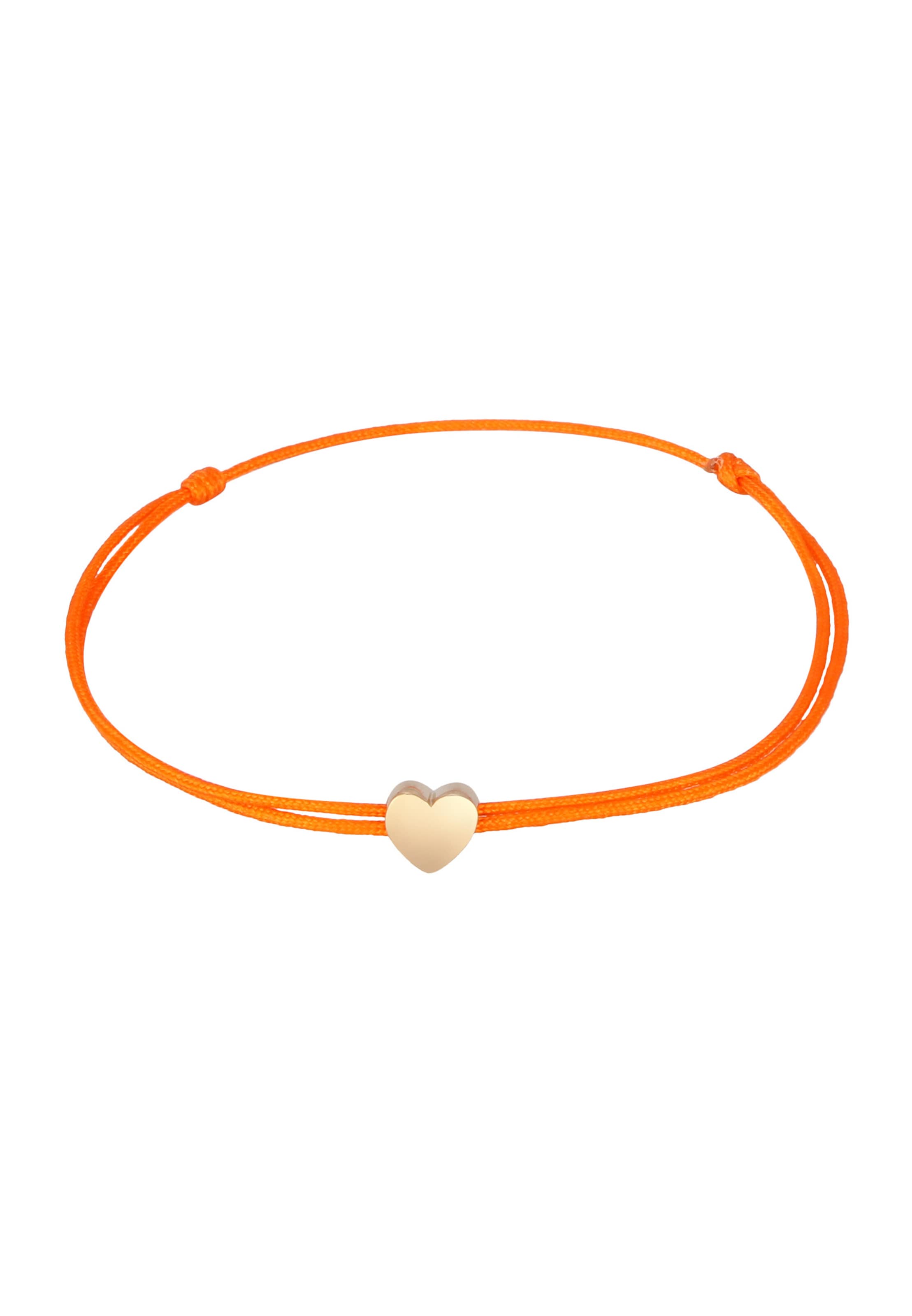 ELLI Armband 'Herz' i orange: framsida