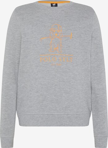 Polo Sylt Sweatshirt in Grey: front