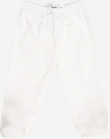 KNOT Regular Trousers in Beige: front