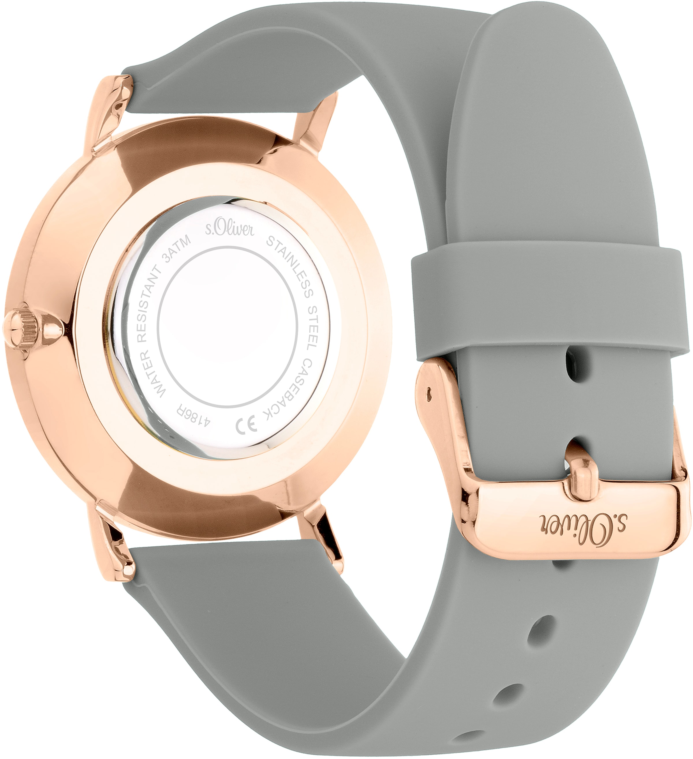 s.Oliver Analoguhr in Grau