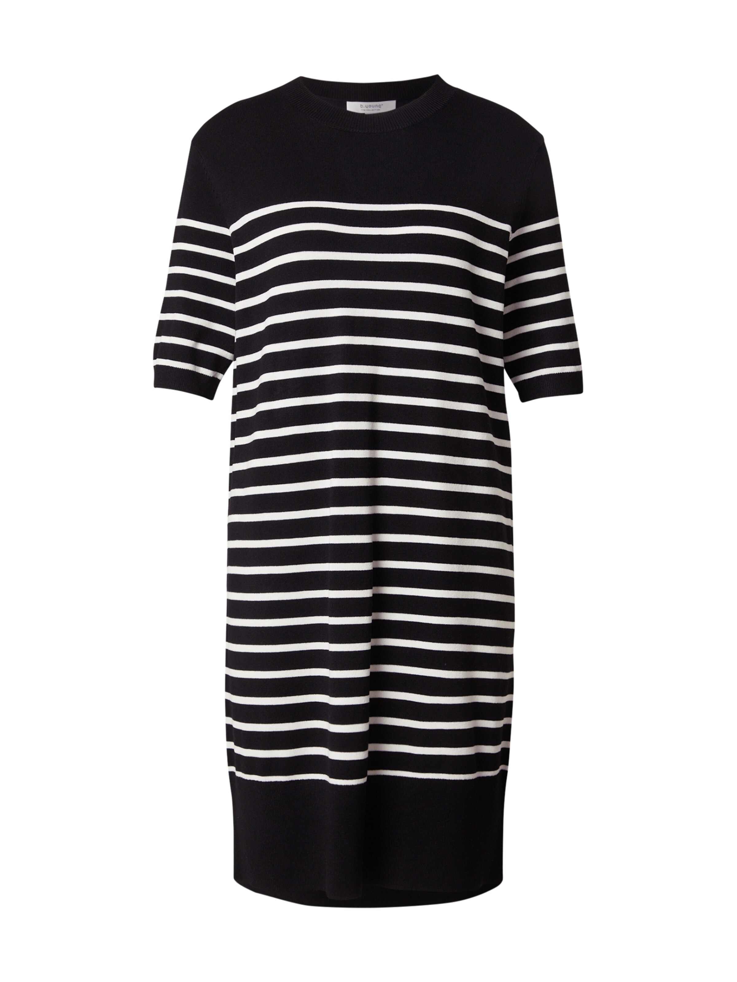 b.young - Vestido de malha 'MORLA' em preto: frente