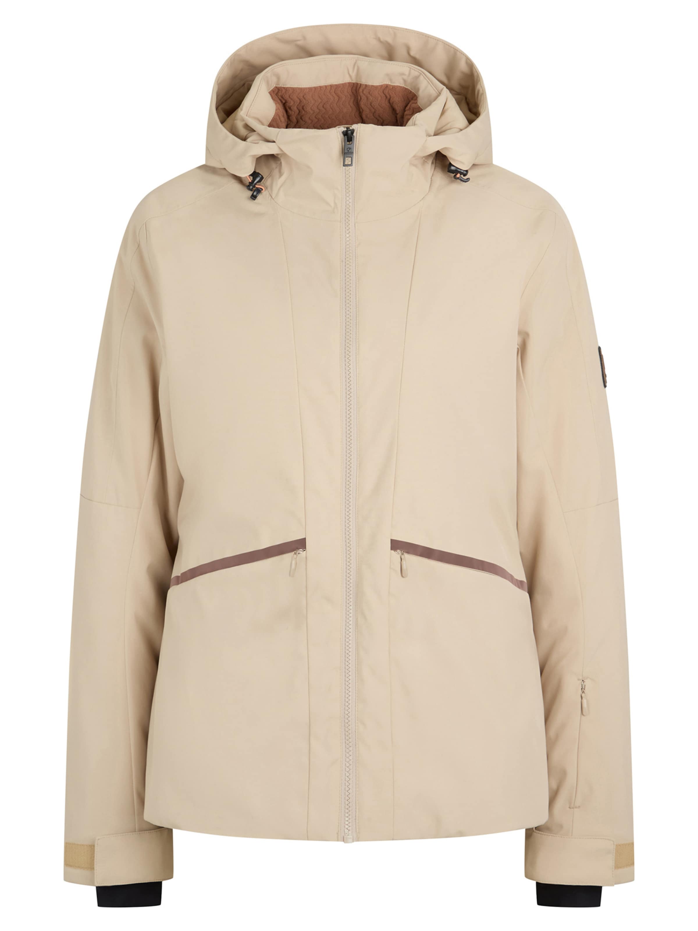ZIENER Skijacke in Beige: Vorderseite
