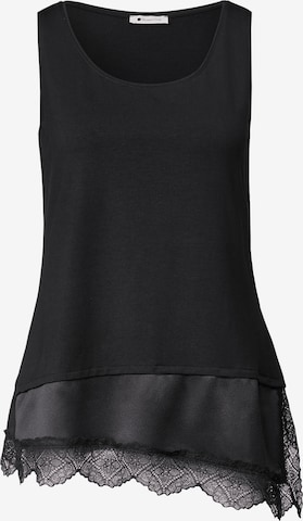 Top di STREET ONE in nero: frontale
