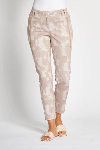Zhrill Slimfit Hose in Beige: Vorderseite