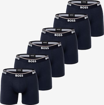 BOSS - Calzoncillo boxer en azul: frente