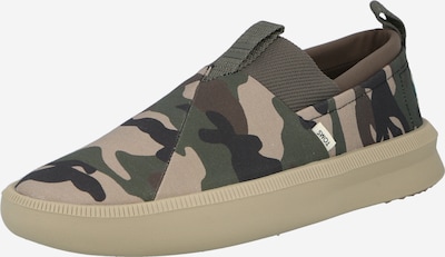 TOMS Slip On in cappuccino / dunkelbraun / oliv / schwarz, Produktansicht