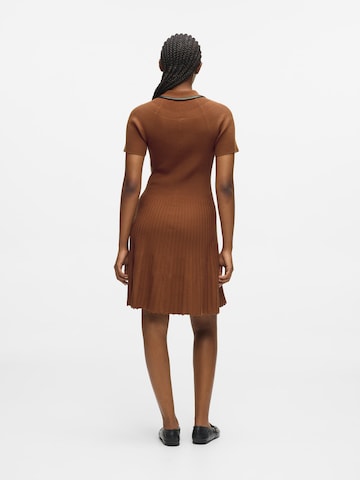 Karl Lagerfeld - Vestido de punto en marrón