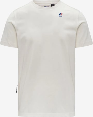 T-Shirt 'LEONIDE' K-Way en blanc : devant