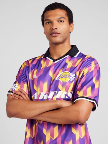 Maglietta 'NBA Soccer LosLak' di NEW ERA in lilla