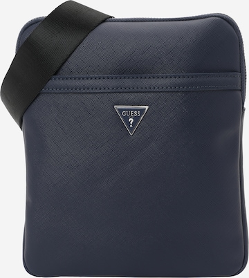GUESS Skuldertaske 'CERTOSA' i blå: forside