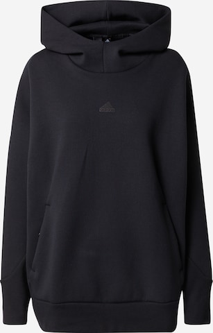 ADIDAS SPORTSWEAR Athletic Sweatshirt 'Z.N.E.' in Black: front