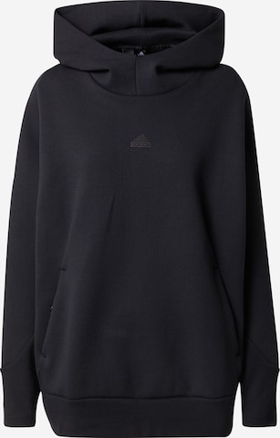 Hanorac sport 'Z.N.E.' de la ADIDAS SPORTSWEAR pe negru: față