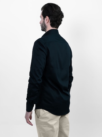 Vercate - Slim Fit Camisa clássica 'No. 2' em preto